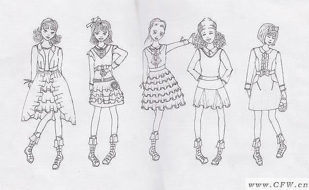 安琪儿的梦幻王国-童装设计-服装设计
