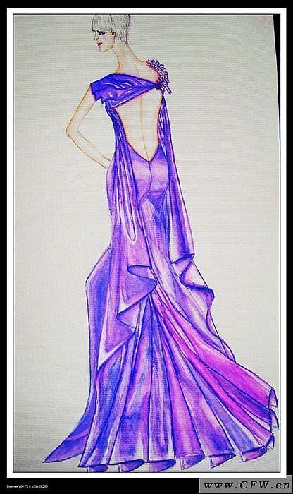 服装画技法-婚纱礼服设计