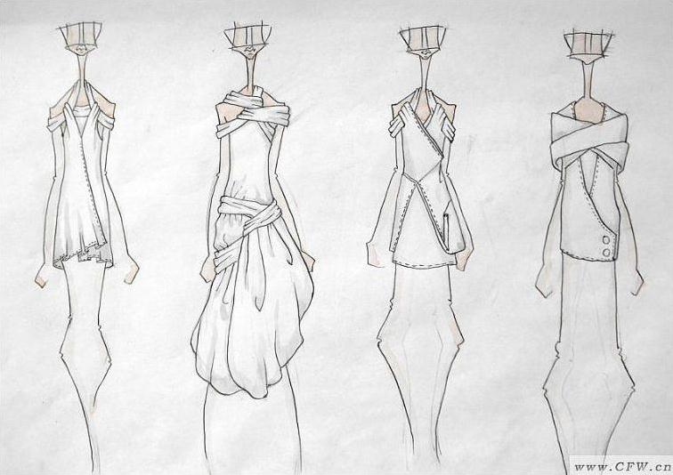 作品-女装设计-服装设计