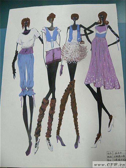 系列效果图2-女装设计