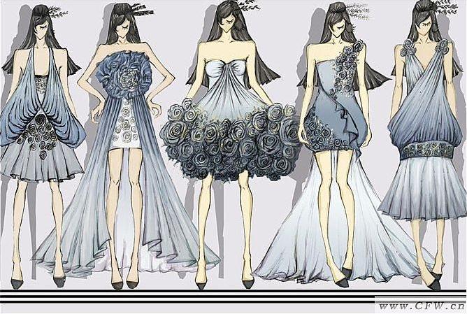黑凝雪-婚纱礼服设计
