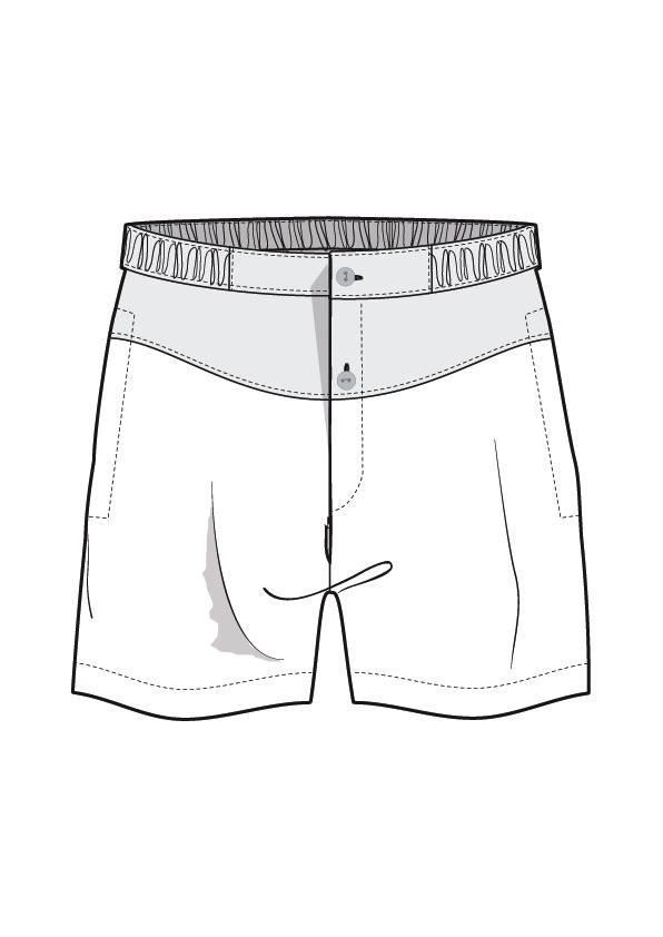 男士短裤款式图收集-男装设计-服装设计