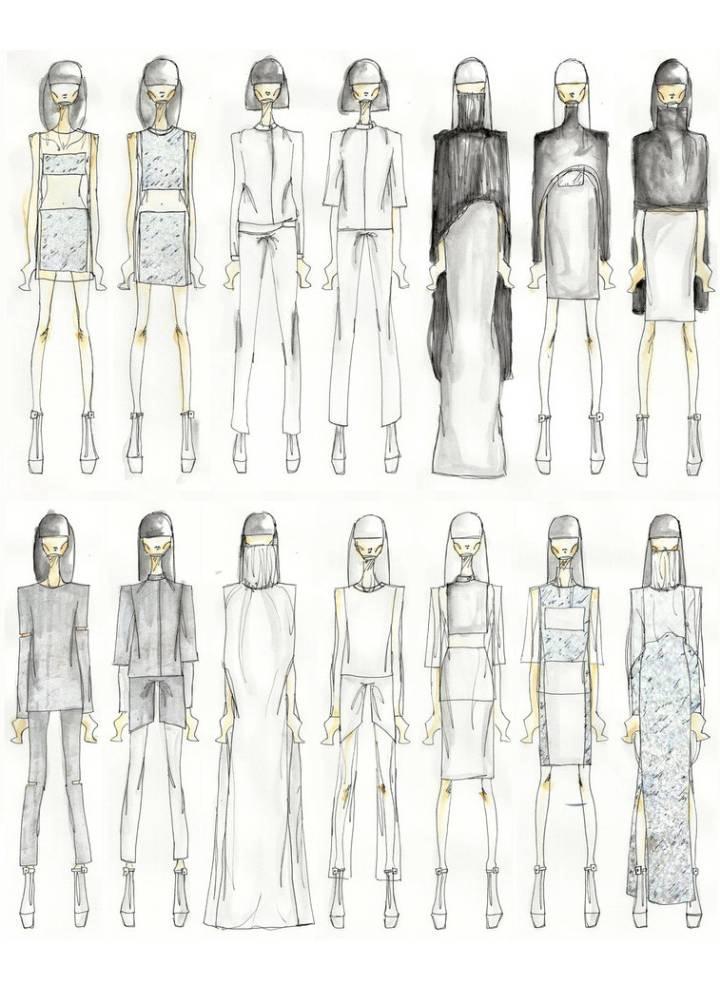 系列时装创意-女装设计-服装设计