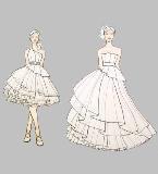 婚纱礼服设计-婚纱礼服设计图-婚纱礼服款式效果图-师