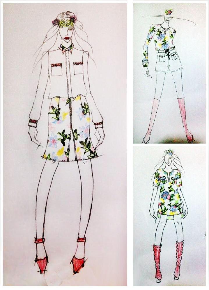 女装系列设计图-女装套装设计图-服装设计