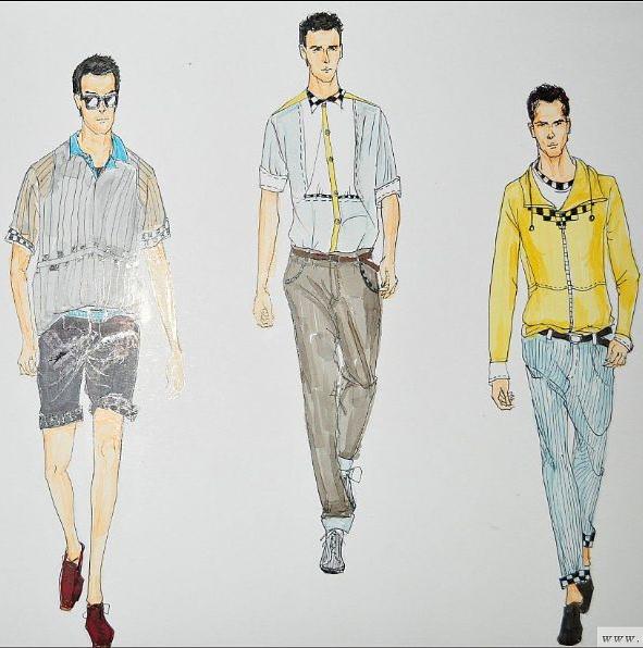 服装设计图-服装设计手稿-cfw服装设计