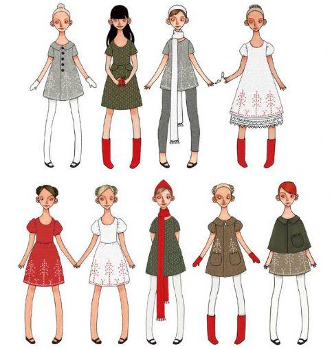 CFW服装设计网-服装设计图-衣服款式图-服装效果图-服装设计师作品网