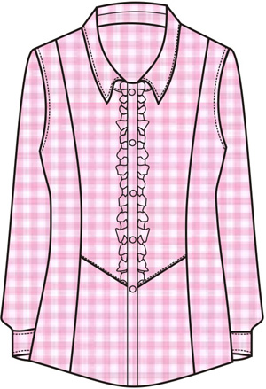 各类女衬衫款式图汇总-服装设计-服装设计教程-cfw服装设计