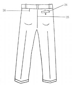 裤子部位图解